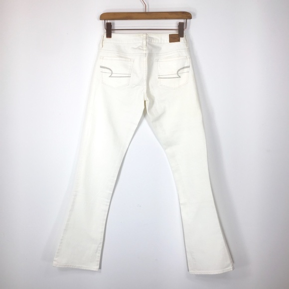 American Eagle White Skinny Kick Jeans 2 Reg, NWOT - Picture 6 of 10
